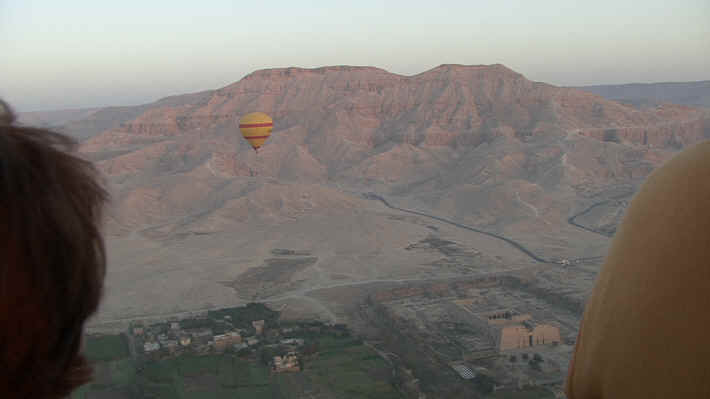 Ballonfahrt über Theben West, Tal der Könige