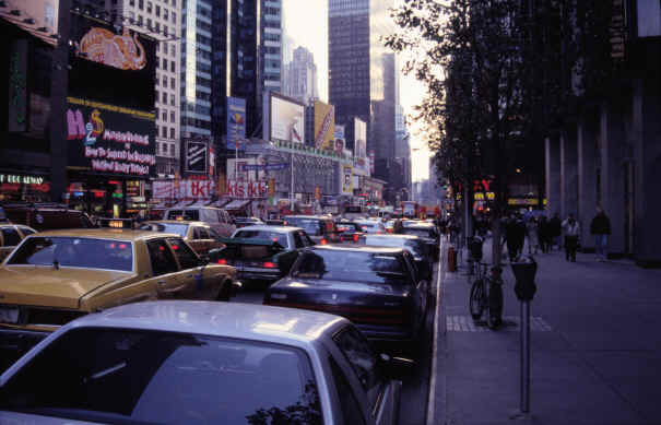 Broadway and Fifth Avenue