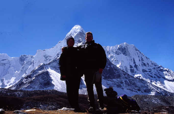 Aussichtshügel in Chhukung 4.830m