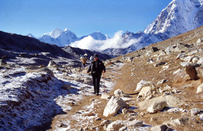 The way to Dingpoche 14.550 feet