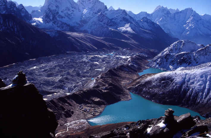 Gokyo mit den drei Seen