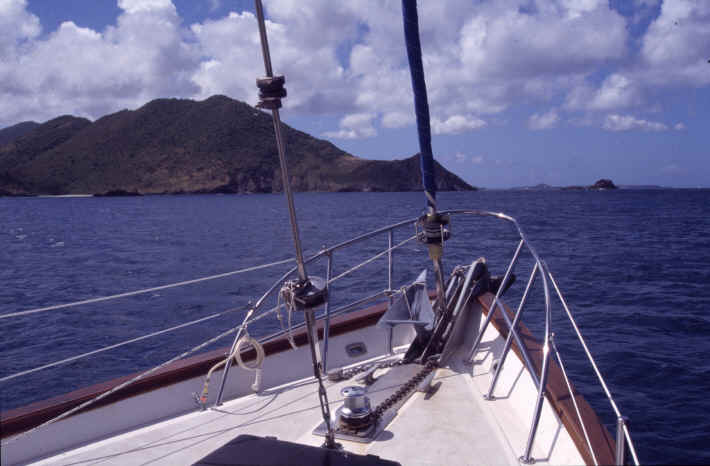 Sailing from Saint Barth to Saint Martin