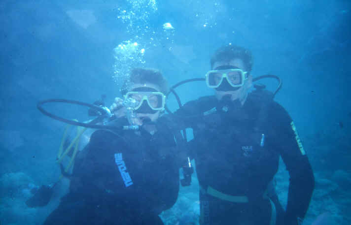 Ilse und Gerhard am Great Barrier Reef