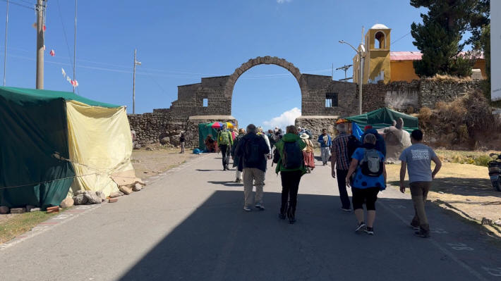 The border to Peru-Bolivia