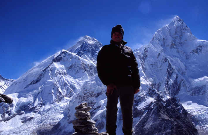 The summit of Kala Pattar 18.315 feet