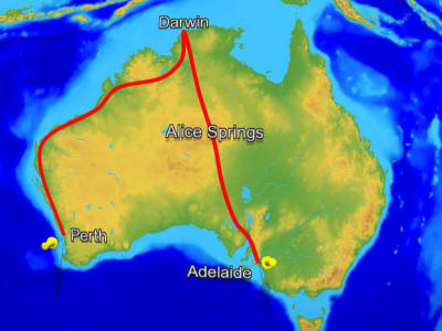 Australia map 2003