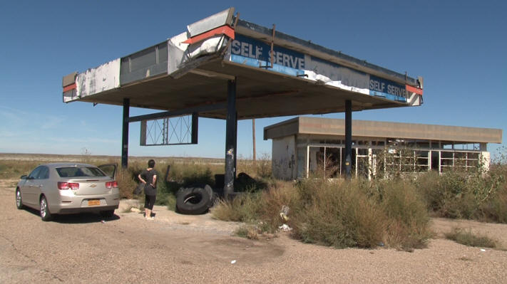 Tankstelle in Glenrio