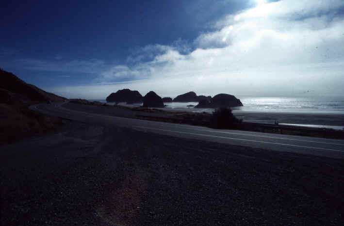 The coast of Oregon