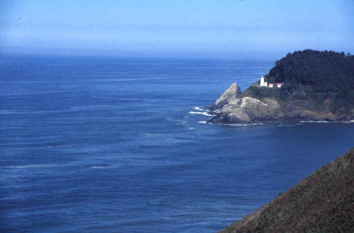 The coast of Oregon