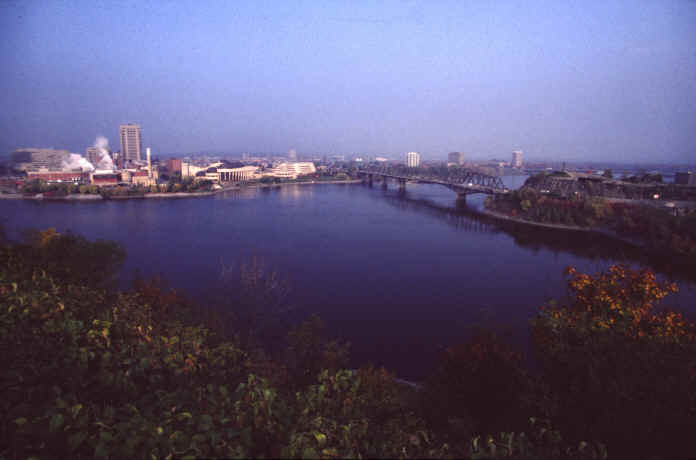 Ottawa River and Rideau River