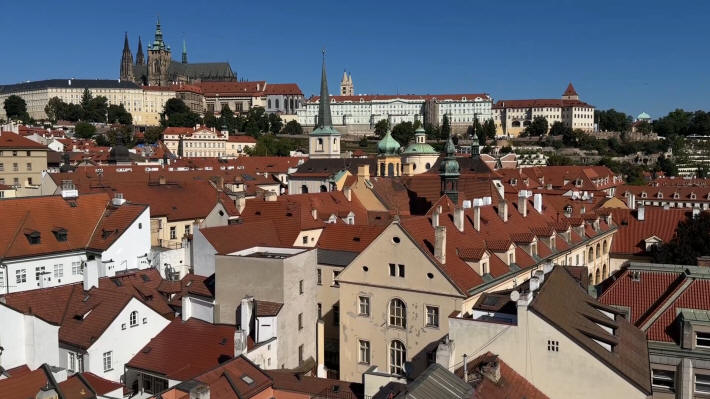 View from Prague stronghold