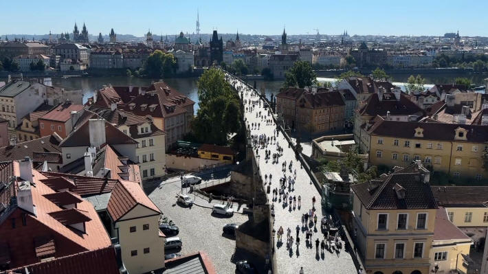 View from Prague stronghold