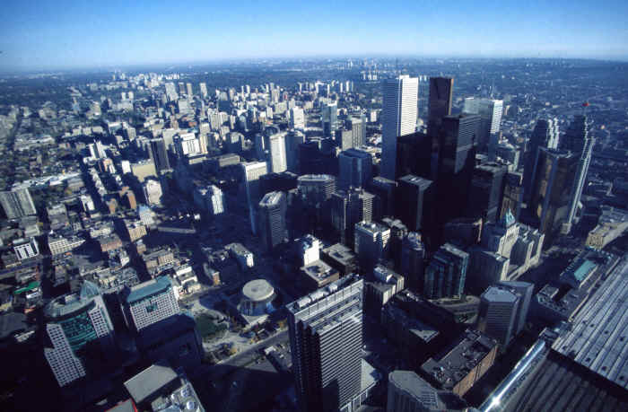 Blick vom CN-Tower