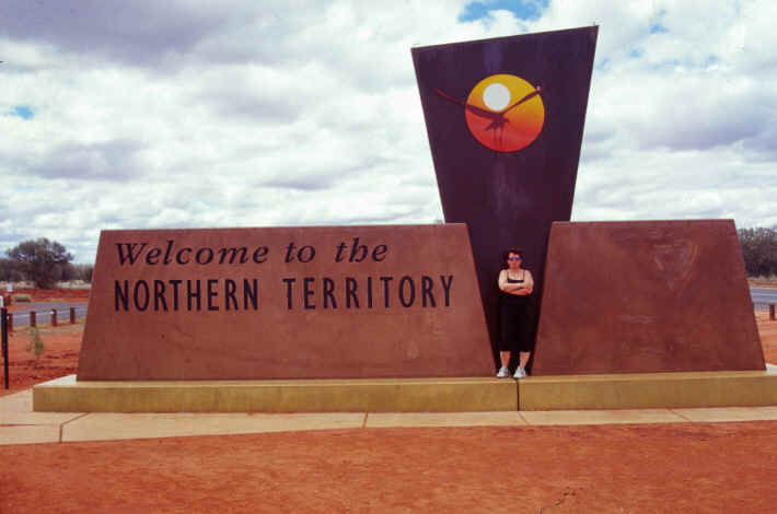 Grenze zum Northern Territory